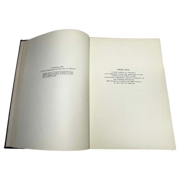 Toronto 100 Years Local History 1934 JE Middleton HC Official Centennial Book - Picture 5 of 12